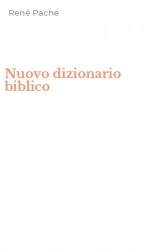 Nuovo dizionario biblico