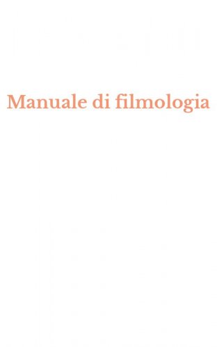 Manuale di filmologia