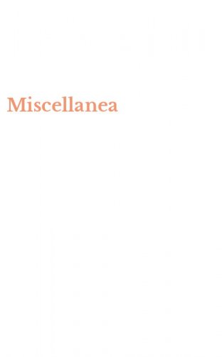 Miscellanea