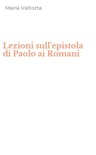 Lezioni sull'epistola di Paolo ai Romani