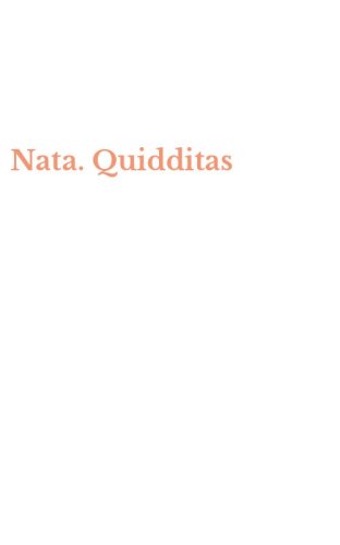 Nata. Quidditas