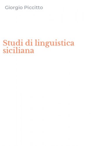 Studi di linguistica siciliana