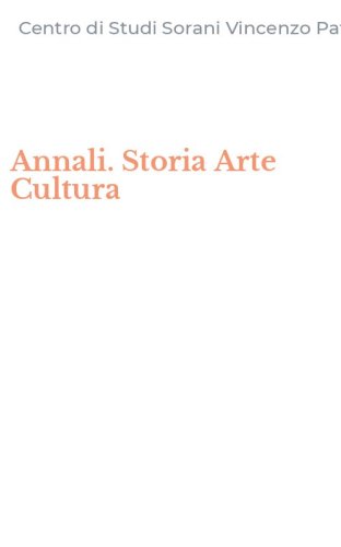 Annali. Storia Arte Cultura