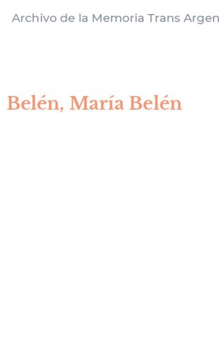 Bel&eacute;n, Mar&iacute;a Bel&eacute;n