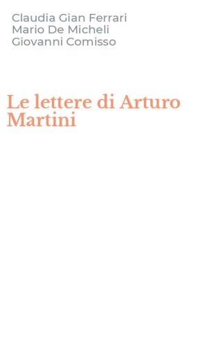 Le lettere di Arturo Martini