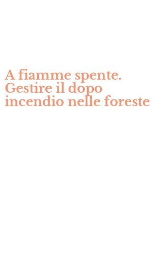 A fiamme spente. Gestire il dopo incendio nelle foreste