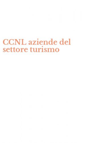CCNL aziende del settore turismo