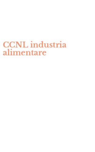 CCNL industria alimentare