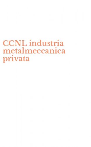 CCNL industria metalmeccanica privata