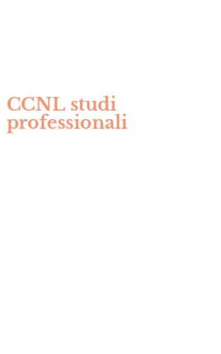 CCNL studi professionali