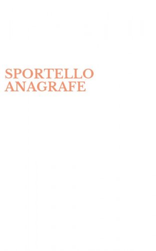 SPORTELLO ANAGRAFE