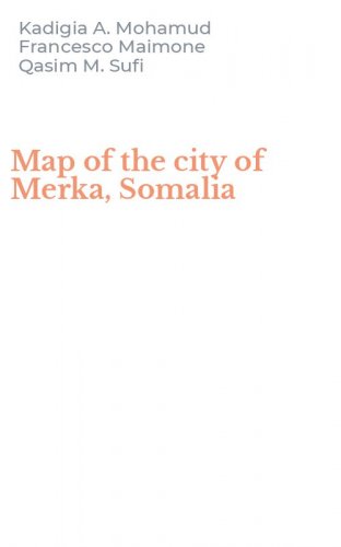 Map of the city of Merka, Somalia