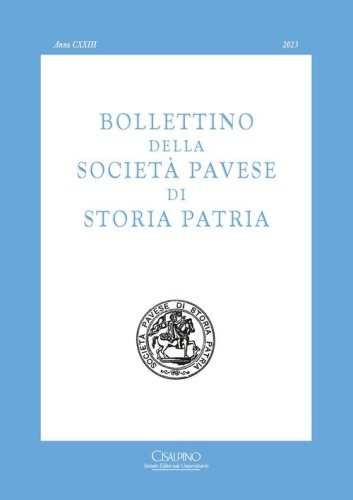 Bollettino della societ&agrave; pavese di storia patria