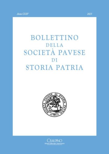 Bollettino della societ&agrave; pavese di storia patria