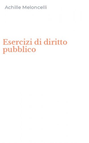 Esercizi di diritto pubblico