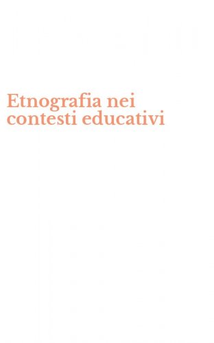 Etnografia nei contesti educativi