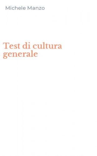 Test di cultura generale