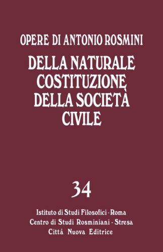 Della naturale costituzione della societ&agrave; civile