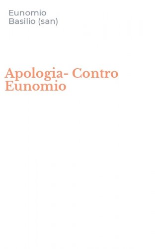 Apologia-Contro Eunomio
