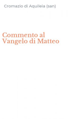 Commento al Vangelo di Matteo