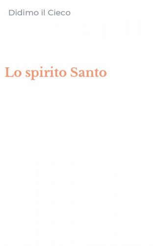 Lo spirito Santo