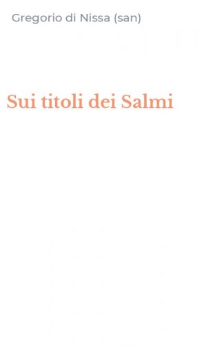 Sui titoli dei Salmi