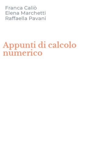 Appunti di calcolo numerico