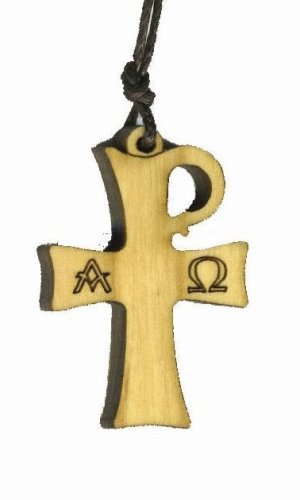CROCE DI AQUILEIA - Legno di ulivo. Con biglietto messaggio in busta crystal.