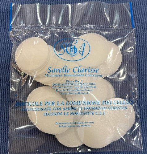 PARTICOLE PER CELIACI (senza glutine) CONF. DA 50 - LA CONFEZIONE CONTIENE 50 PARTICOLE