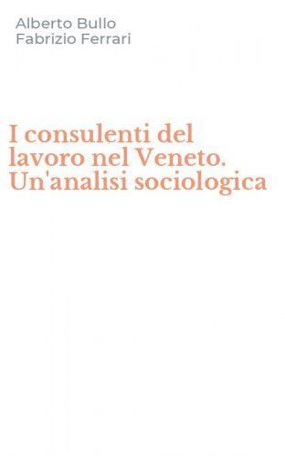 I consulenti del lavoro nel Veneto. Un'analisi sociologica