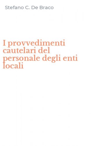I provvedimenti cautelari del personale degli enti locali