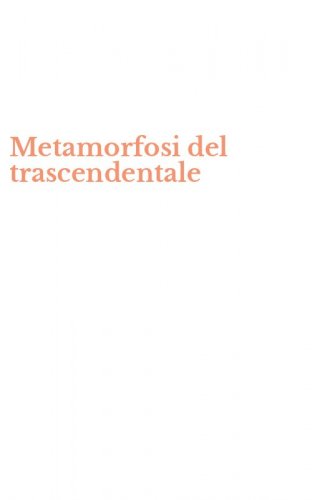 Metamorfosi del trascendentale