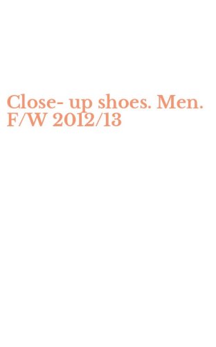 Close-up shoes. Men. F/W 2012/13