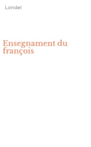 Ensegnament du fran&ccedil;ois