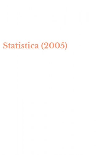 Statistica (2005)