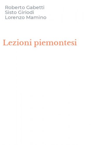 Lezioni piemontesi
