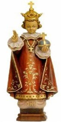 STATUA GESU' BAMBINO PRAGA - Altezza 13 cm