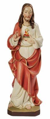 STATUA SACRO CUORE GESU' - Altezza 20 cm