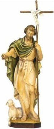 STATUA SAN GIOVANNI BATTISTA - Altezza 30 cm