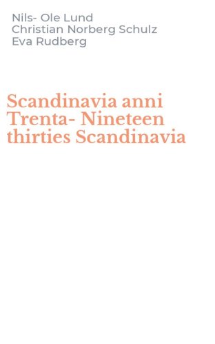 Scandinavia anni Trenta-Nineteen thirties Scandinavia