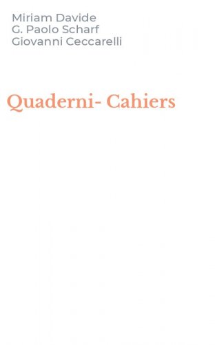 Quaderni-Cahiers
