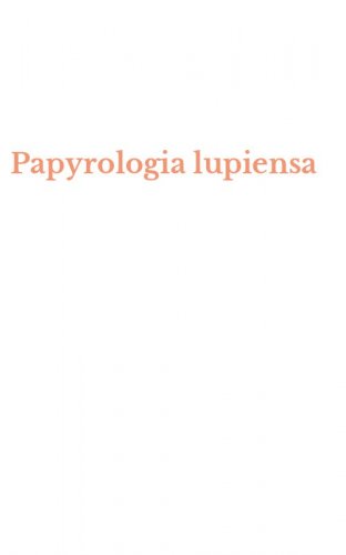 Papyrologia lupiensa