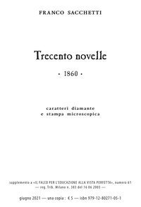 Trecento novelle. Ediz. in carattere diamante e stampa microscopica
