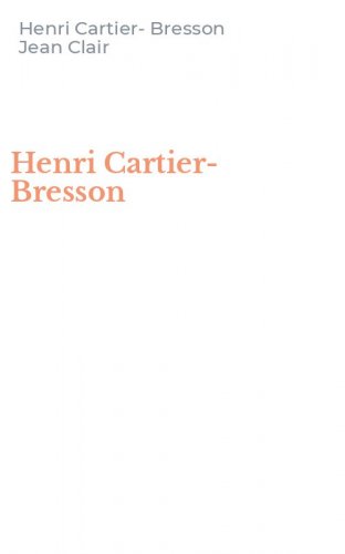 Henri Cartier-Bresson