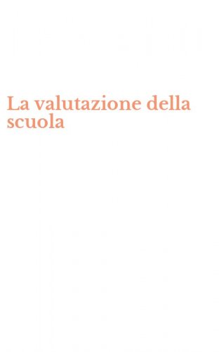 La valutazione della scuola