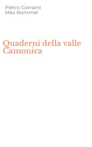 Quaderni della valle Camonica
