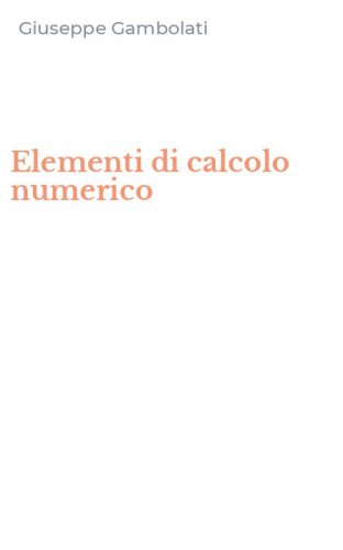 Elementi di calcolo numerico