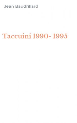 Taccuini 1990-1995
