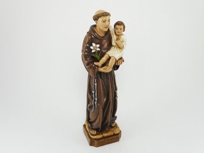 STATUA SANT'ANTONIO DA PADOVA - Altezza 26 cm