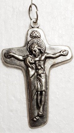 CROCE DEPOSIZIONALE ARGENTATA